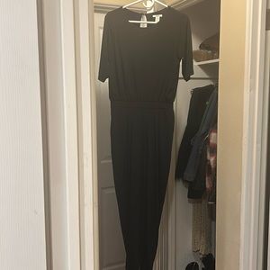 Woman’s black jumpsuit